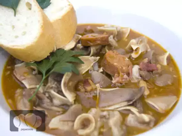 Receta Oreja guisada