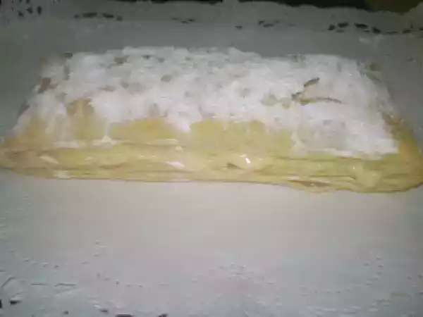 Receta Hojaldre relleno de crema