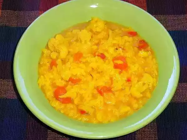 Receta Arroz con coliflor