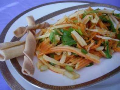 Receta Receta ensalada de surimi/bastoncitos de cangrejos y zanahoria