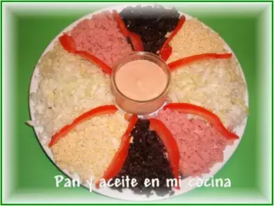 Receta Ensalada coleslaw con salsa rosa (thermomix)