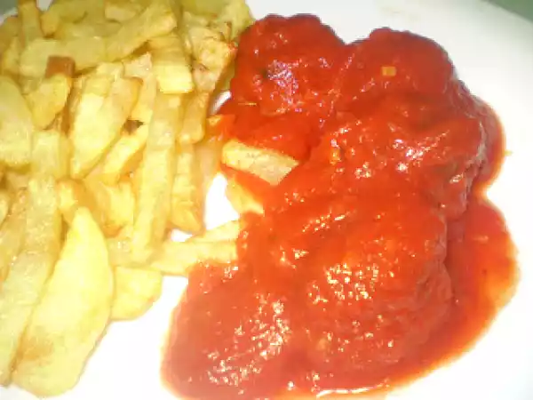Receta Albondigas con tomate (sin gluten)