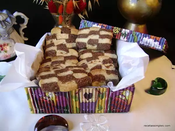 Receta Masitas arlequines (sin huevo)