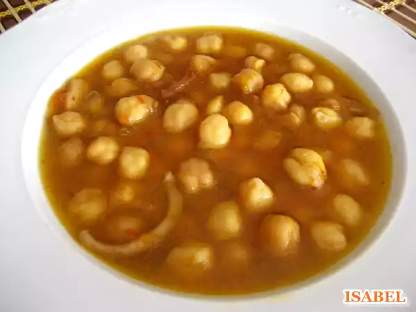Receta Garbanzos guisados