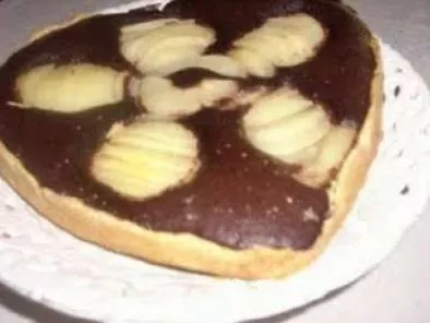 Receta Tarta de pera y chocolate
