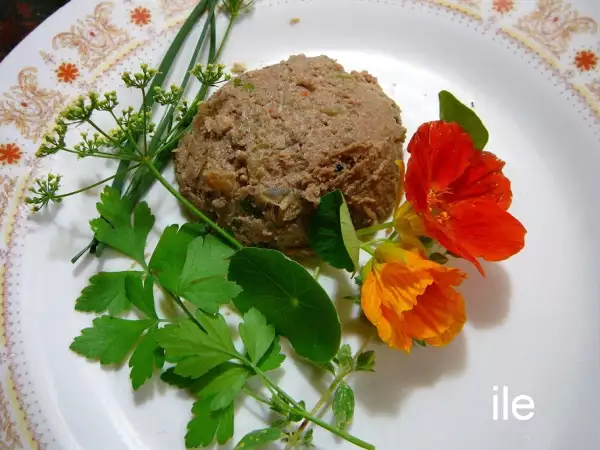 Receta Paté de pollo con cebollas caramelizadas
