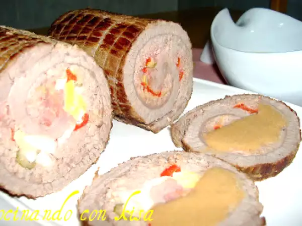 Receta Aleta rellena