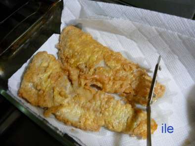 Receta Filet de pescado empanado en harina de garbanzos