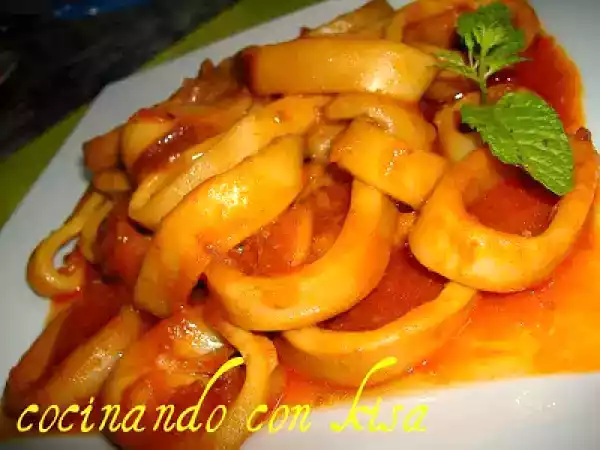 Receta Anillas de calamar con sobrasada