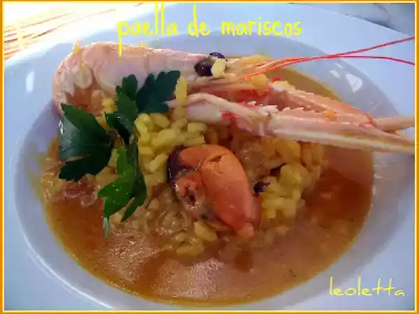 Receta Arroz caldoso de marisco