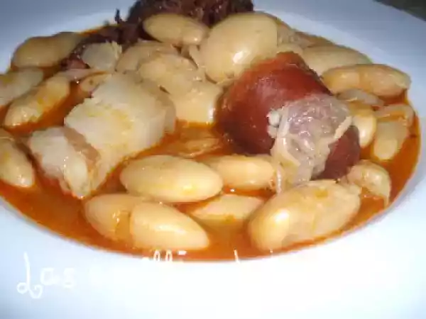 Receta Fabada asturiana en fussioncook