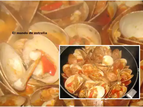 Receta Almejas de concha fina