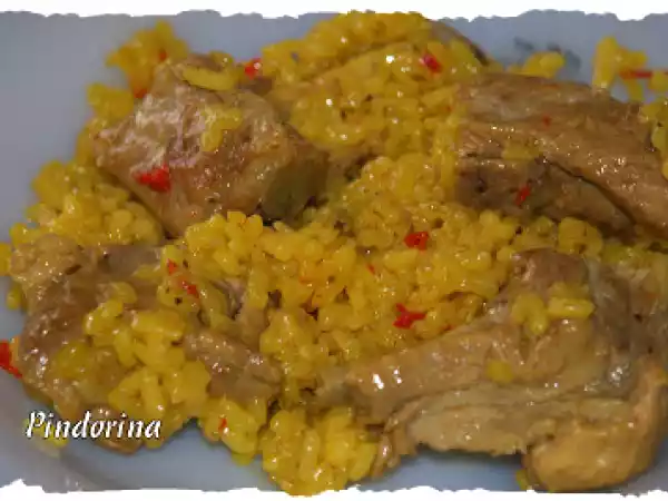 Receta Arroz con costillas a la turca