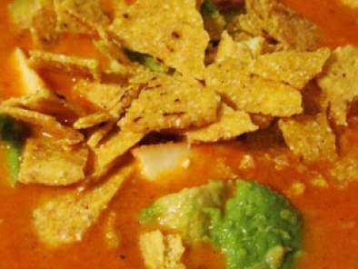 Receta Sopa de tomate (azteca)