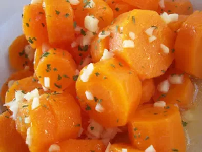 Receta Zanahorias aliñadas con ajo y perejil