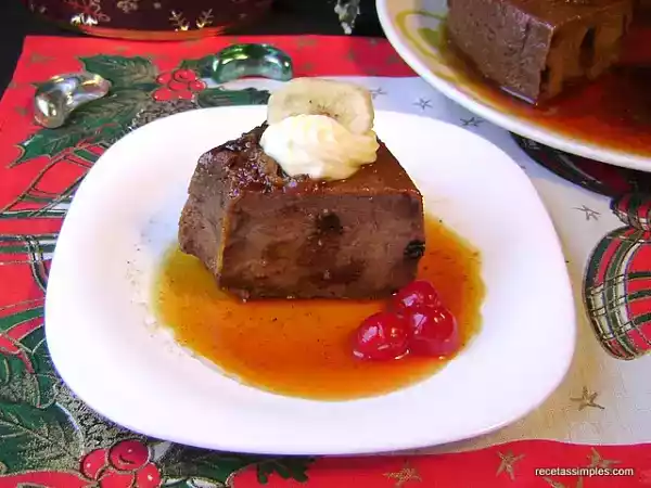 Receta Budin de pan frutado