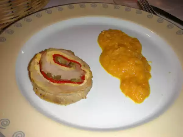 Receta Solomillo relleno