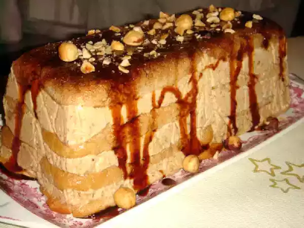 Receta Tarta helada de avellanas