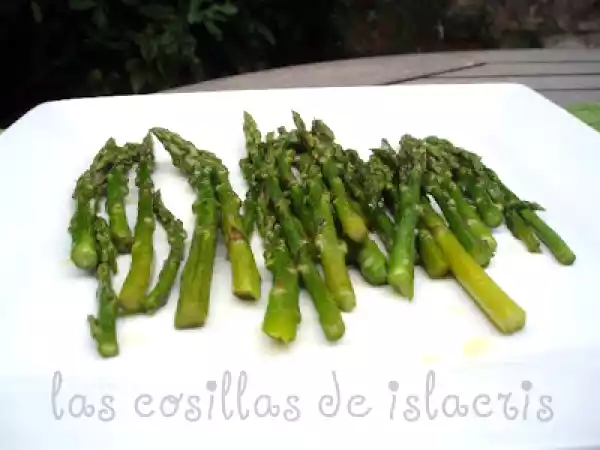 Receta Esparragos trigueros a la plancha fussioncook