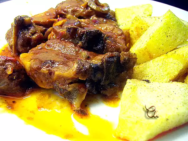 Receta Cordero en salsa de ñoras