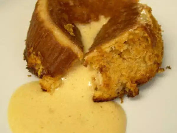 Receta Volcán de turrón