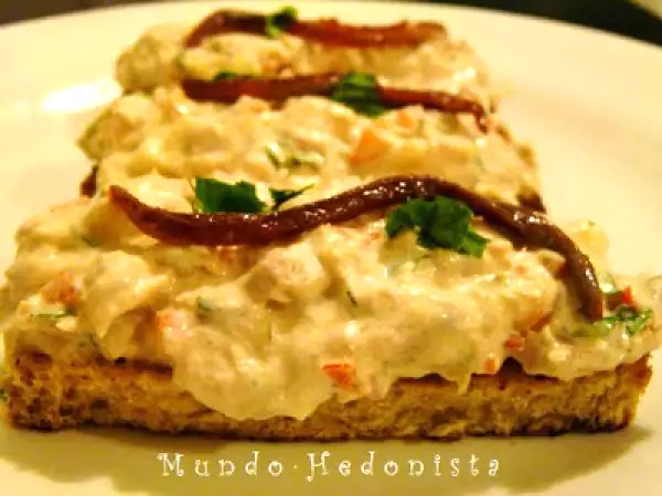 Receta Pintxo de atún encebollado