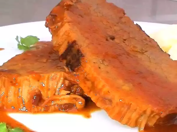 Receta Carne mechada a la chilena con puré