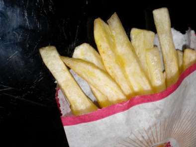 Receta Patatas fritas tipo mc donalds