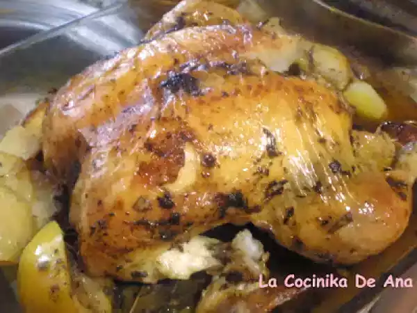 Receta Pollo asado al horno (en bolsa)