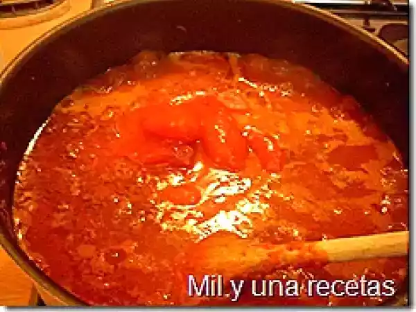 Receta Salsa de tomate con carne (ragú)