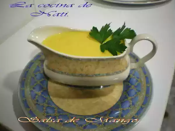 Receta Salsa de mango.