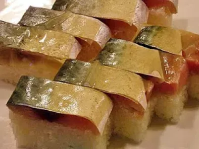 Receta Saba oshi sushi - sushi prensado de caballa