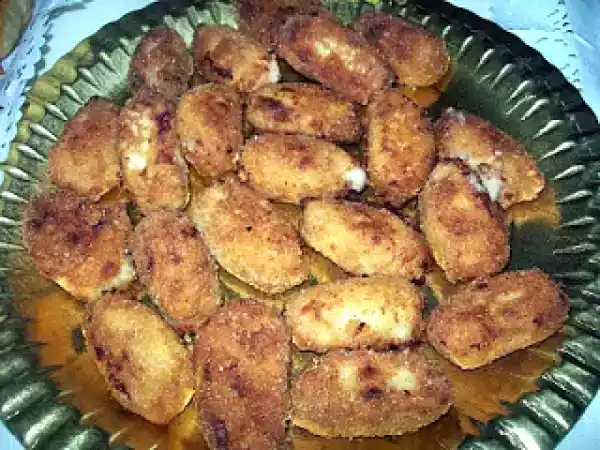 Receta Croquetas de jamón y queso de cabra