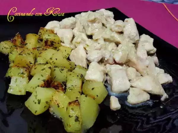 Receta Raxo de pollo al cabrales (fussioncok)