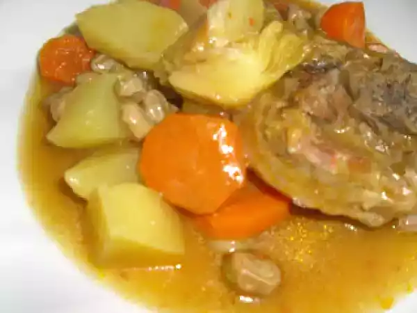 Receta Osso bucco de pavo con salsa de calabacín