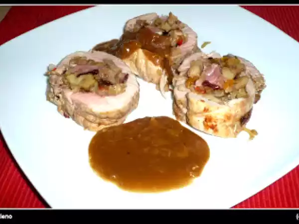 Receta Solomillo de cerdo relleno