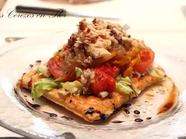 Receta Ensalada de bonito en hojaldre