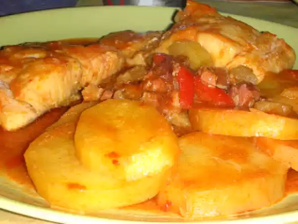 Receta Bacalao con patatas (fc)