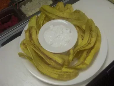 Receta Chips de plátano verde...