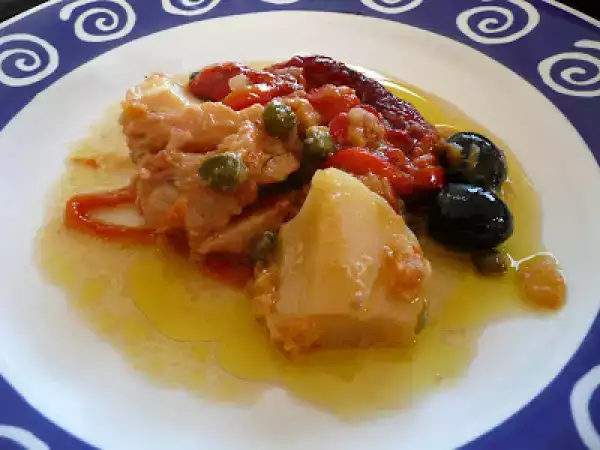 Receta Bacalao a la mexicana