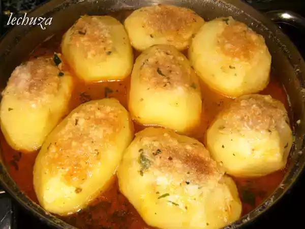 Receta Patatas rellenas de bacalao
