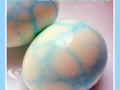 Receta Huevos marmolados