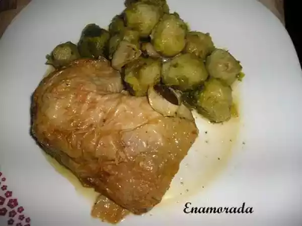 Receta Pollo encebollado al limón