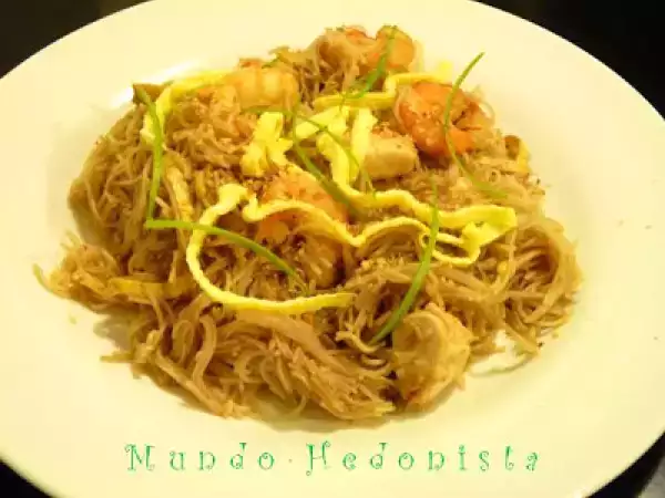 Receta Tallarines tailandeses