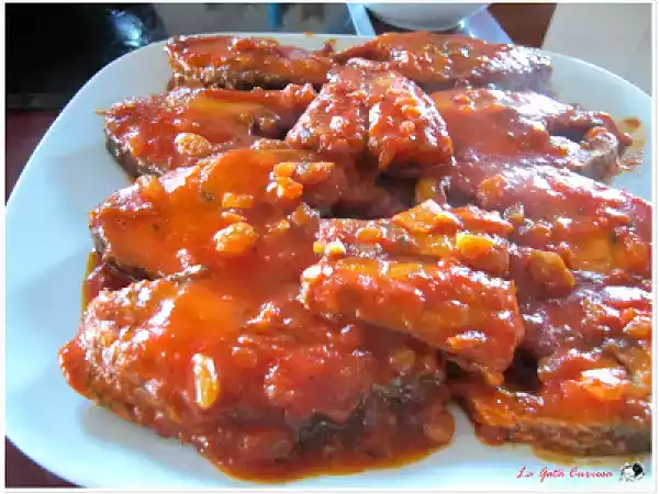 Receta Corvina en salsa