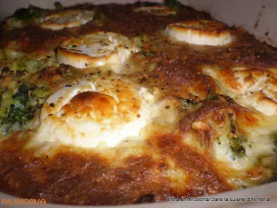 Receta Graten de brocolis-atun-queso