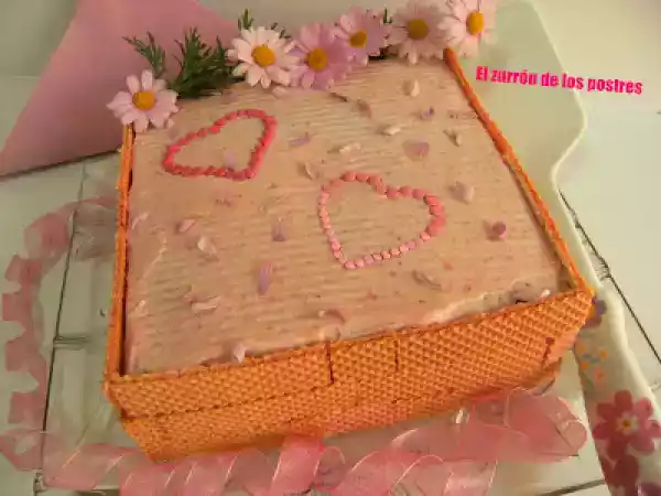 Receta Tarta cubanitos (san valentín)