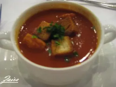 Receta Sopa-crema de tomate, deliciosa para estos días de frío