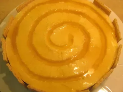 Receta Tarta de queso y miel (texturas)