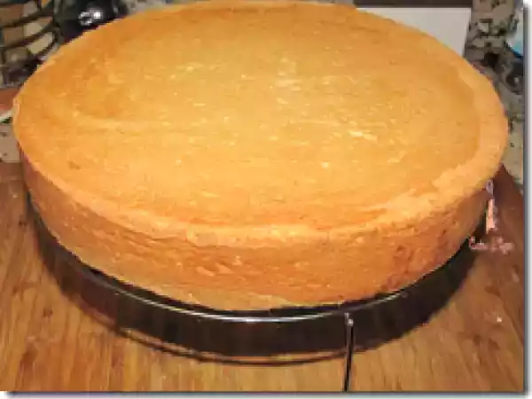 Receta Bizcocho basico para rellenar